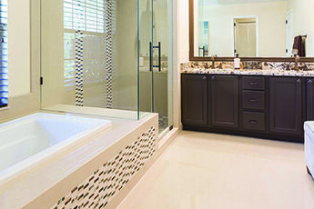 complete master bathroom remodel mastercraft builder group