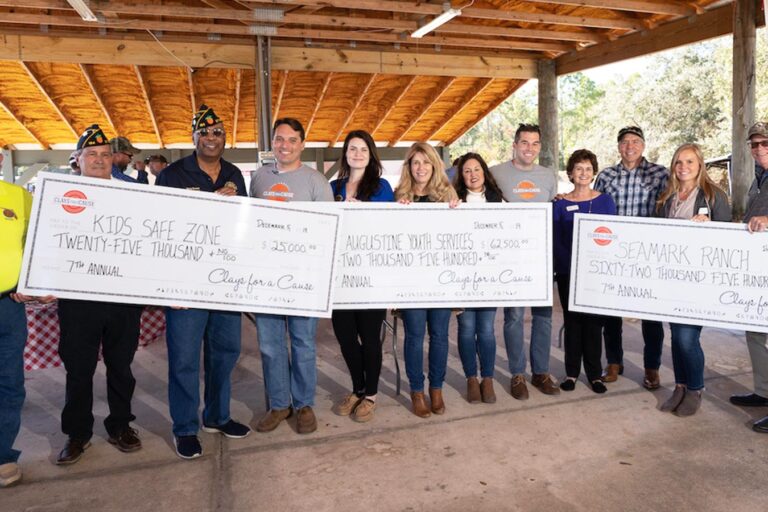 2-Brothers-Chris-and-Brad-Shee-of-MasterCraft-Builder-Group-present-the-nonprofits-with-checks-photo-by-Greg-Olech-1800×900