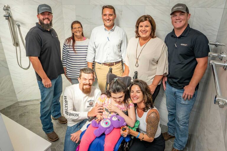 Family Receives Life-Changing Shower Remodel Family Receives Life-Changing Shower Remodel